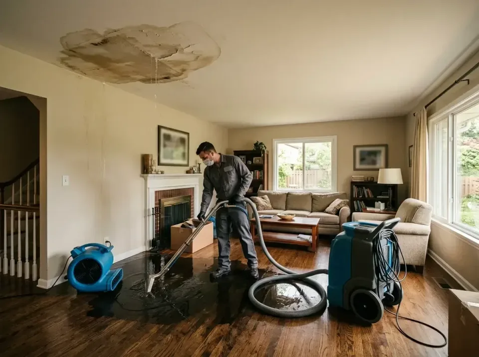 attic-pipe-burst-ceiling-drip-008 — frequently asked questions, Water Damage Restoration & Carpet Care in Lima, PA